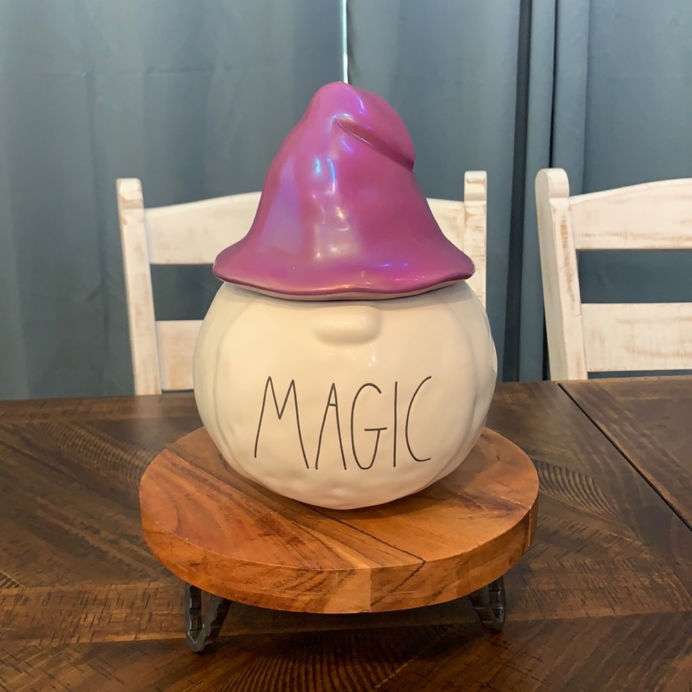Rae Dunn magic gnome purple hat